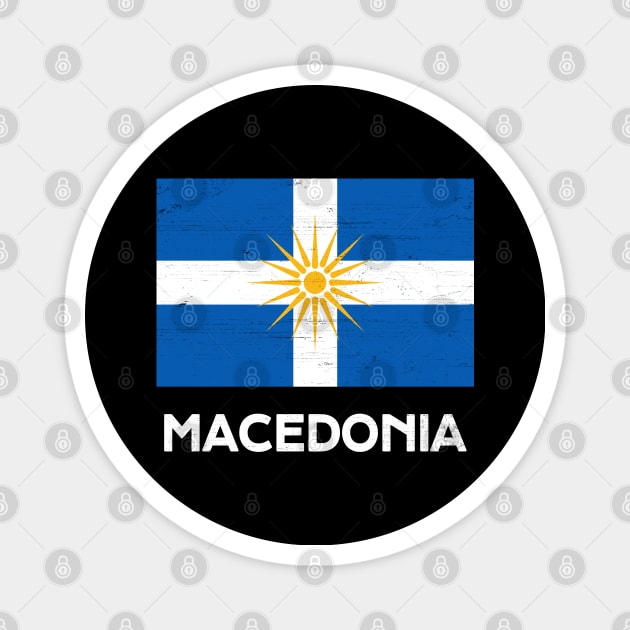Macedonian Flag Magnet by NicGrayTees